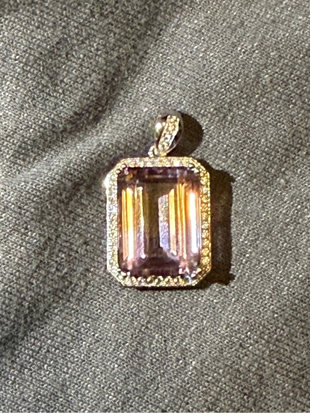 Ametrine rectangular Pendant - Women Jewelry